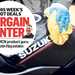Wiping the fuel tank on a Suzuki motorcycle, with MCN's Bargain Hunter logo