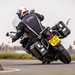 Cornering with hard motorcycle panniers fitted