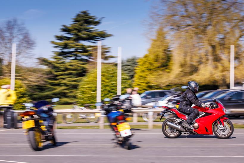 So far it's mainly been sunshine and fun with the Honda VFR800 VTEC