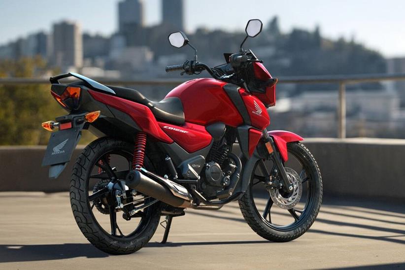 Honda CB125F rear three quarters