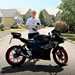 Photographer Ben Webster with his GSX-R125