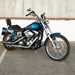 Harley-Davidson FXDWGI Dyna Wide Glide motorcycle review - Side view