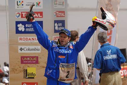 KTM rider Cyril Despres was the 2007 winner of the Dakar Rally