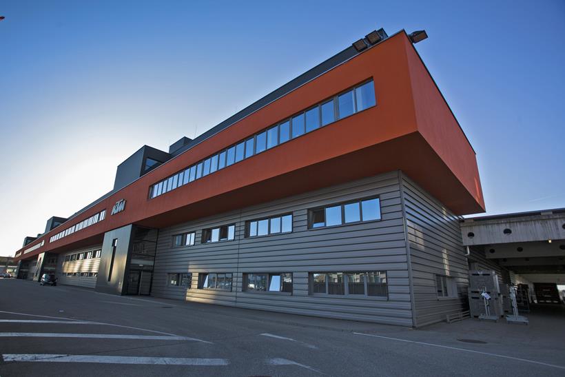 KTM factory in Austria