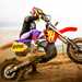 Thornton Hundred CR500 tribute throwing up sand