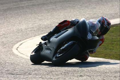 Melandri struggled in the previous test