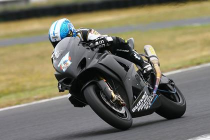 Kagayama topped the first Phillip Island test