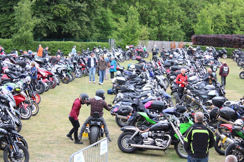 Charity ride-in raises thousands in the shadow of iconic Lancaster bomber