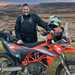 Michael Guy with his own KTM 690 Enduro R
