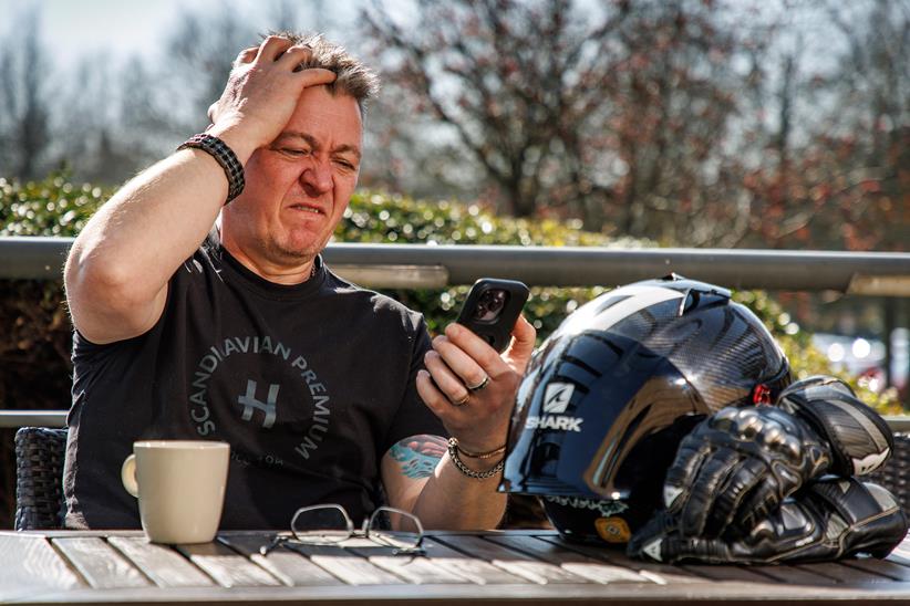 Receiving a motorcycle theft notification