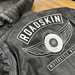 Leather jacket with Roadskin logo
