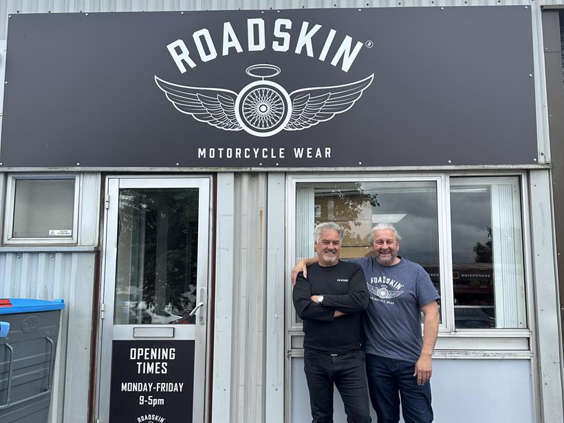 Ian and Mark at Roadskin HQ