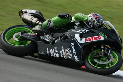 Kenny Gilbertson on board the Astro KS Kawasaki in 2007