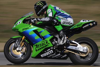 Chaz Davies has been impressing with quick times at the California Speedway test (Pic: Henny Ray Abrams)