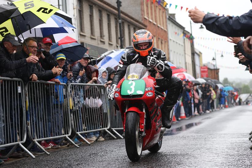 25 of Joey Dunlop's race bikes featured in the parade