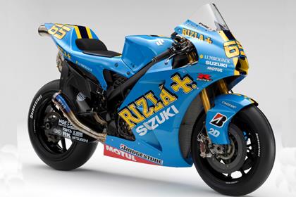 Loris Capirossi's 2008 Rizla Suzuki GSV-R