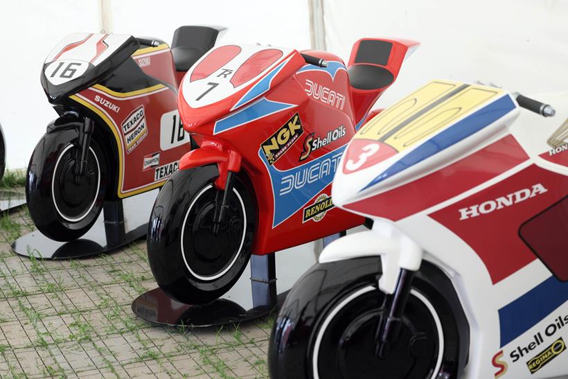 Tony Rutter and Joey Dunlop TT sculptures together Tony Rutter and Joey Dunlop TT sculptures together