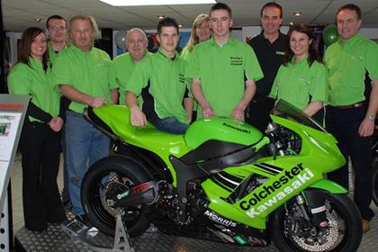 Colchester Kawasaki's National Junior Superstock 600 team