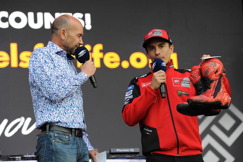 Marc Marquez على حدثين من أجل الحياة في Silverstone Marc Marquez على حدثين من أجل الحياة في Silverstone
