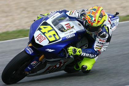 Valentino Rossi was the fastest man on Bridgestone tyres at the Jerez test