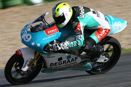 Danny Webb is braving the pain in Jerez