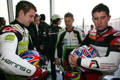 It was a mixed day in the first free practice in Qatar for Britain's Jonathan Rea, Chris Walker and Craig Jones