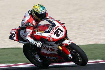 Let the battle begin - Troy Bayliss wins race one of the World Superbike season in Qatar