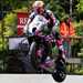 Davey Todd at Ballaugh Bridge during the opening Superbike TT race.