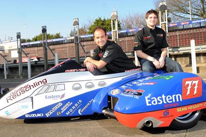 Tim Reeves and passenger Patrick Farrance will compete at this year's Isle of Man TT (Pic: Pacemaker Press International)