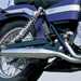 Honda CA125 Rebel motorcycle review - Exhaust