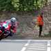 Dean Harrison goes through Braddan Bridge during the second Supersport TT race.