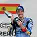 Alex Marquez celebrates his victory at the Spanish Grand Prix.