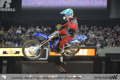 Yamaha's Chad Reed was back to winning ways in Indianapolis