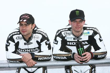 Leon Haslam and Cal Crutchlow will be riding for HM Plant Honda for 2008