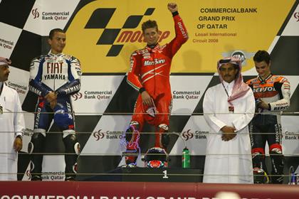 Qatar MotoGP winner Casey Stoner is going to be tough to beat says John Hopkins