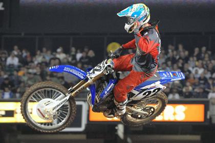 Yamaha's Chad Reed leads the AMA Supercross championship