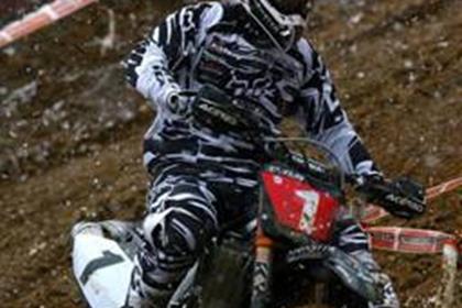 Billy Mackenzie was victorious in the British Motocross at Canada Heights