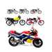 Quintet of motorcycles offered as part of the collection