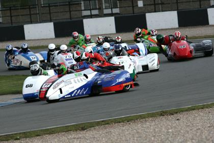 F1 Sidecar racing took to the track at Donington Park last weekend