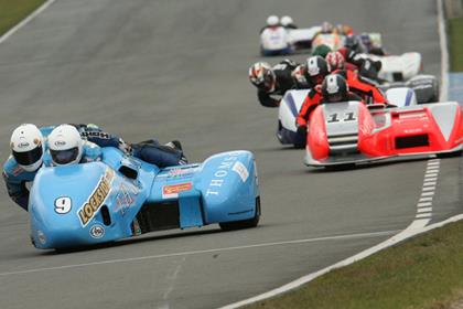 Steve Norbury and Paul Knapton at Donington Park