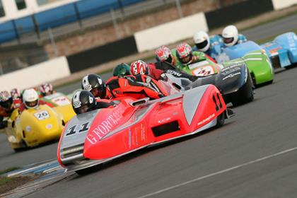 Simon Gilbert and Rick Long at Donington Park