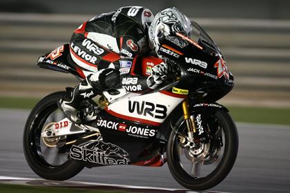 Nicolas Terol was the fastest rider in the 125GP first free practice session in Jerez this morning