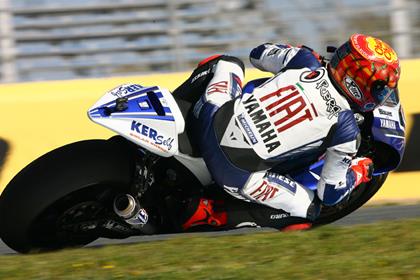 Jorge Lorenzo was top of the timesheets in the second free practice in Jerez