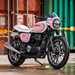 Honda GB350S finished in special pink livery