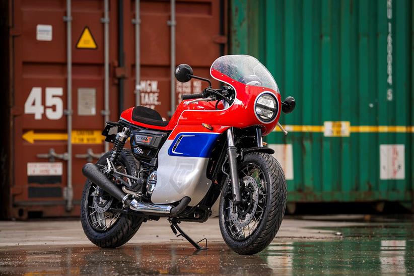 Fully-faired Honda GB350S custom build