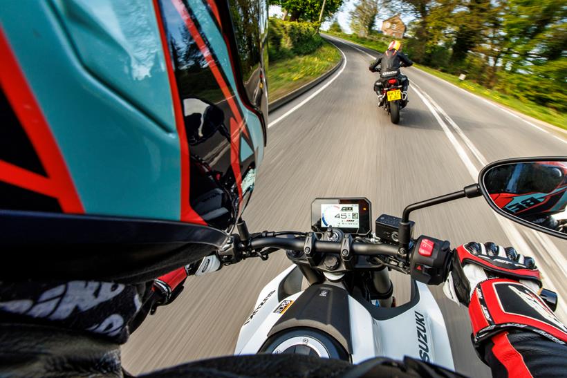 Suzuki motorcycle onboard