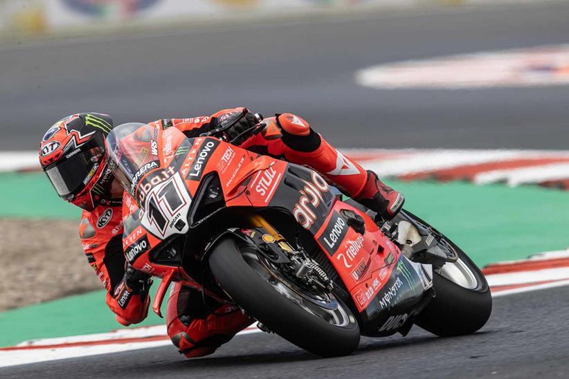 Nicolo Bulega onboard the Aruba.it Racing Ducati V4R at Most.