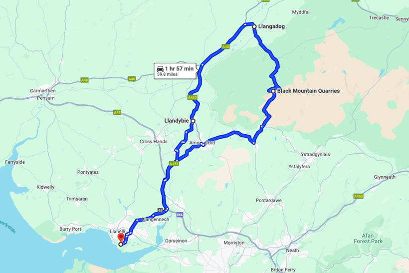 Our recommended biking route near Un1t 7