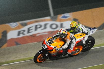 Valentino Rossi knows Dani Pedrosa is going to be a title contender for 2008