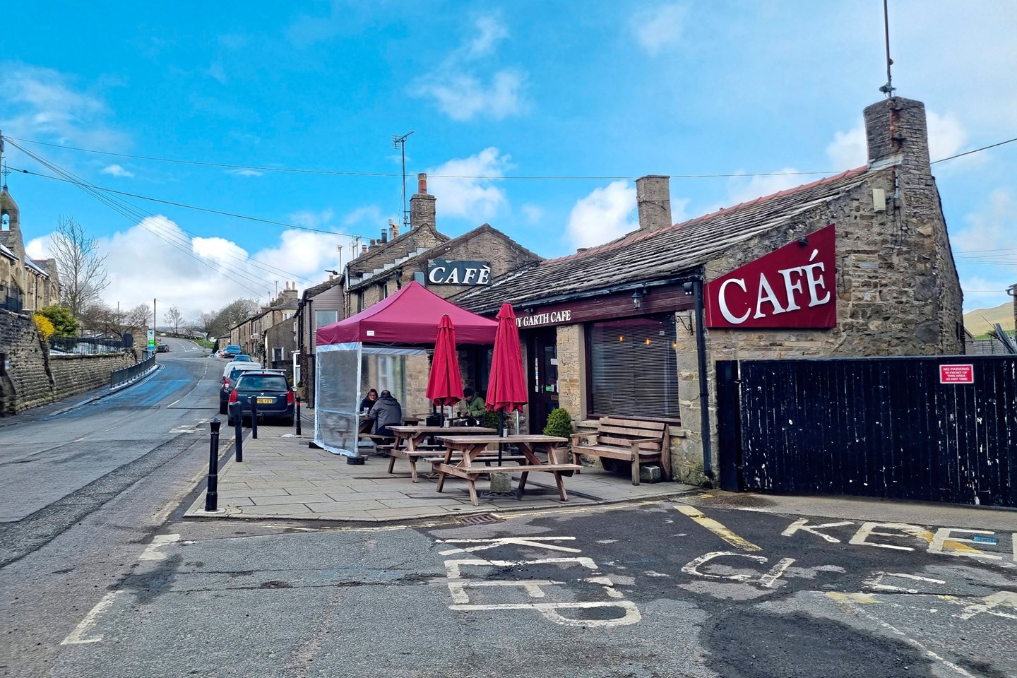 Penny Garth Cafe Hawes MCN Pit Stop Penny Garth Cafe Hawes MCN Pit Stop